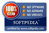 100% clean award from Softpedia
